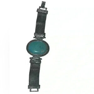 Vintage Turquoise Bracelet stamped 925